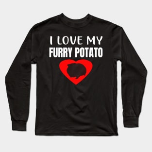 I Love my Furry Potato Guinea Pig Long Sleeve T-Shirt